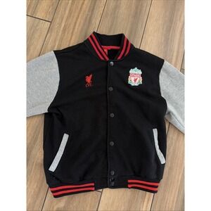 Liverpool Football Club Official Gift Mens Retro Varsity Baseball Jacket Size M